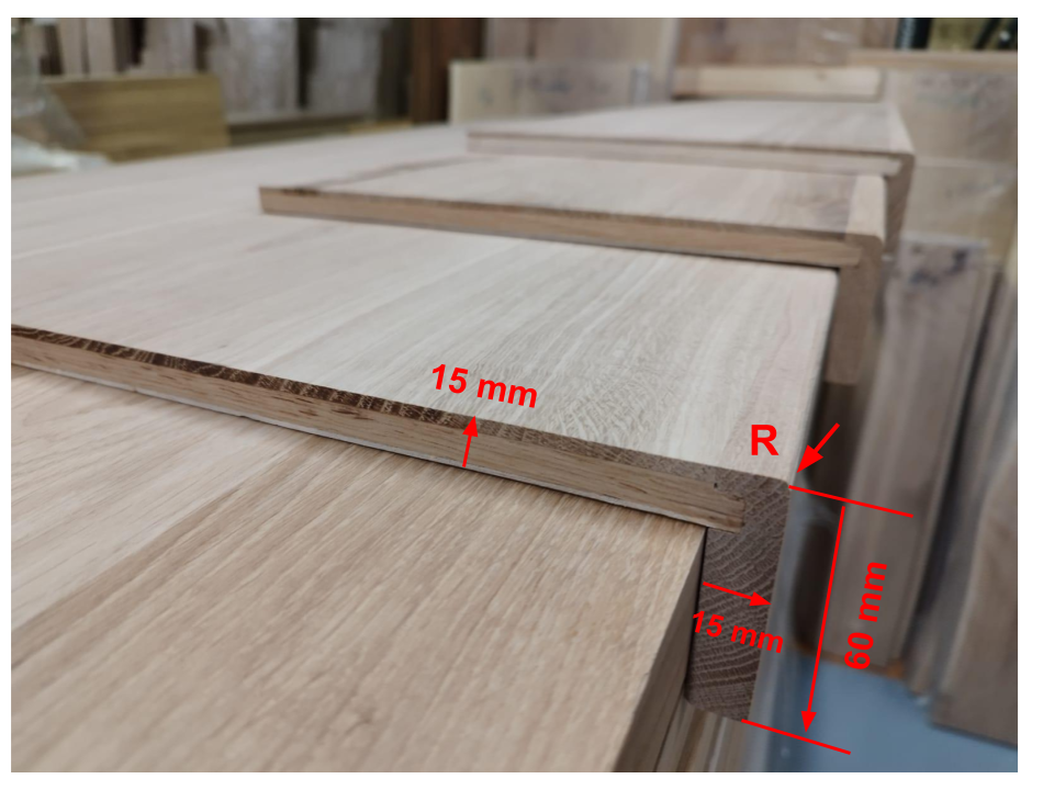 Enkele eiken overzettreden